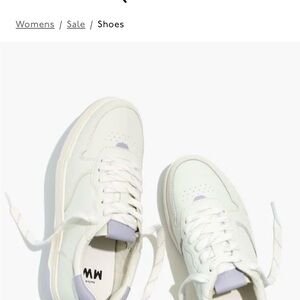 MADEWELL SNEAKERS Women's White and Purple Sneakers
